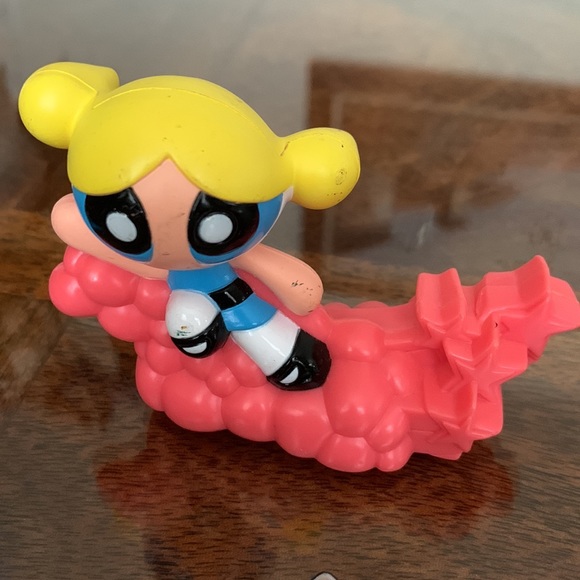 Powerpuff Girls Bundle Blossom Keychain Bubbles Pullback Car & Magnet vintage - Picture 8 of 11